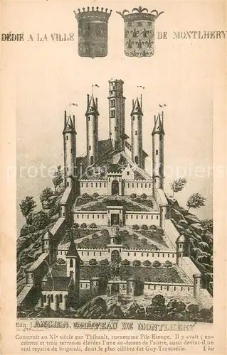 AK / Ansichtskarte Montlhery Dedie a la Ville de Montlhery Montlhery