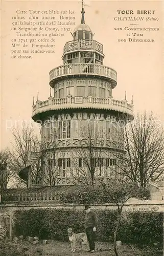 AK / Ansichtskarte Chatillon_Hauts de Seine Tour Biret Chatillon Hauts de Seine