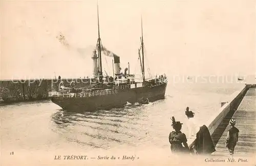 AK / Ansichtskarte Le_Treport Sortie du Hardy Le_Treport