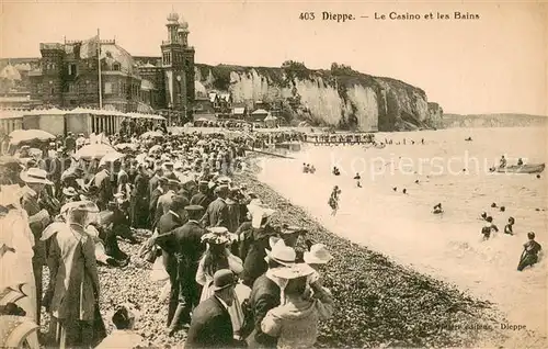 AK / Ansichtskarte Dieppe_76 Le Casino et les Bains 