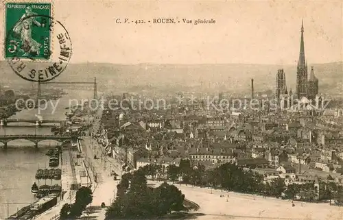 AK / Ansichtskarte Rouen Vue generale Rouen