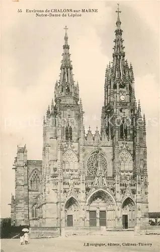 AK / Ansichtskarte Chalons sur Marne Notre Dame de Lepine 