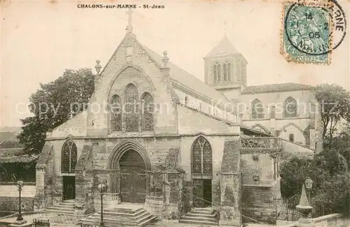 AK / Ansichtskarte Chalons sur Marne St Jean Eglise 
