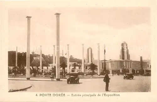 AK / Ansichtskarte Dakar Porte Doree Entree principale de l Exposition Dakar