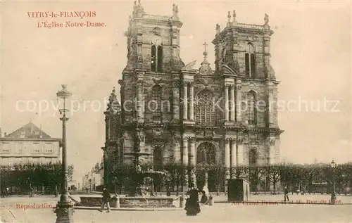 AK / Ansichtskarte Vitry le Francois Eglise Notre Dame Vitry le Francois
