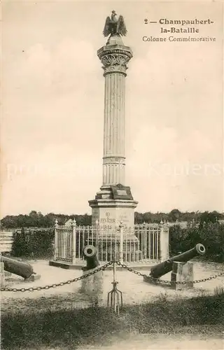 AK / Ansichtskarte Champaubert la Bataille Colonne Commemorative 