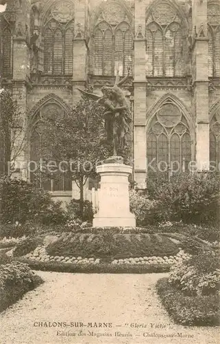 AK / Ansichtskarte Chalons sur Marne Monument Gloria Victis 