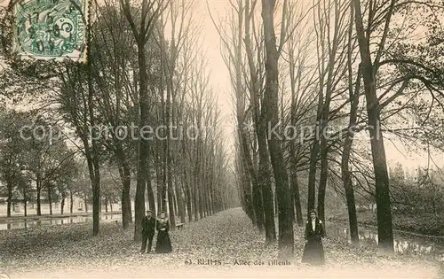 AK / Ansichtskarte Reims_51 Allee des Tilleuls 