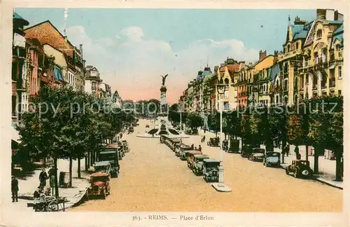AK / Ansichtskarte Reims_51 Place d Erlon 