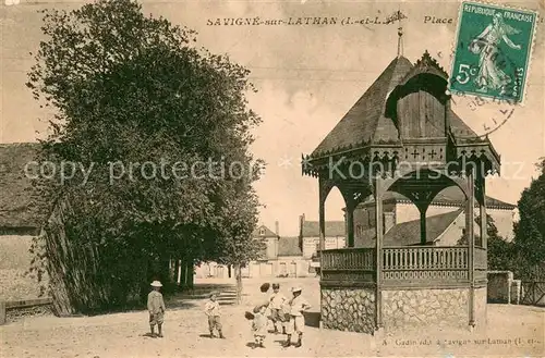 AK / Ansichtskarte Savigne sur Lathan La Place Savigne sur Lathan