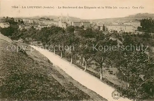 AK / Ansichtskarte La_Louvesc Le Boulevard des Elegants et la Ville La_Louvesc