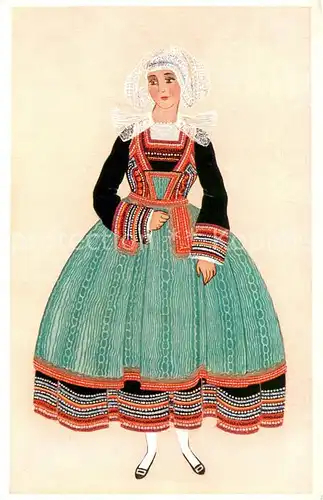 AK / Ansichtskarte Pont Aven Femme de Pont Aven Pont Aven