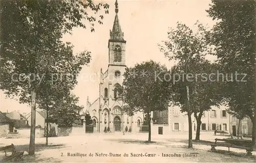 AK / Ansichtskarte Issoudun_Indre Basilique de Notre Dame du Sacre Coeur Issoudun Indre