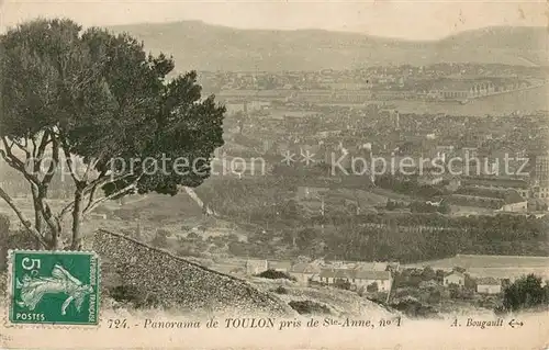 AK / Ansichtskarte Toulon_Var Panorama vue prise de Sainte Anne Toulon_Var