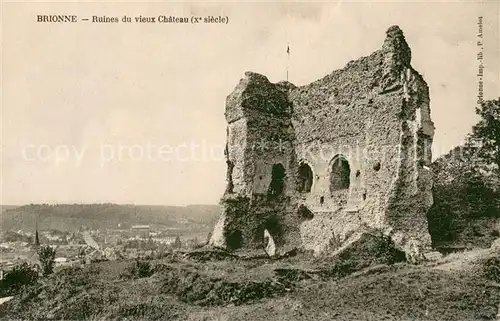 AK / Ansichtskarte Brionne Ruines du vieux chateau Xe siecle Brionne