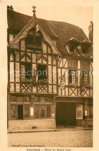 AK / Ansichtskarte Louviers_Eure Hotel du Grand Cerf Louviers Eure