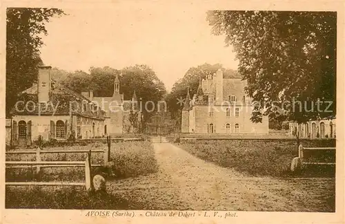 AK / Ansichtskarte Avoise Chateau de Dobert Schloss Avoise