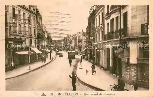 AK / Ansichtskarte Montlucon Boulevard de Courtais Montlucon