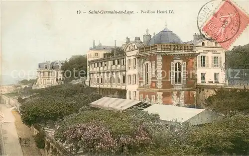 AK / Ansichtskarte Saint Germain en Laye Pavillon Henri IV Saint Germain en Laye