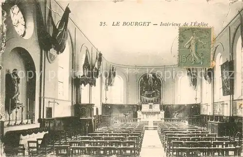 AK / Ansichtskarte Le_Bourget_Seine Saint Denis Interieur de l Eglise Le_Bourget