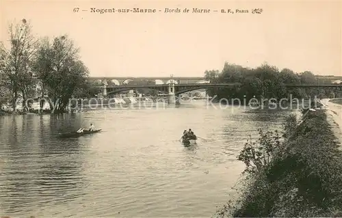 AK / Ansichtskarte Nogent sur Marne Bords de Marne Nogent sur Marne
