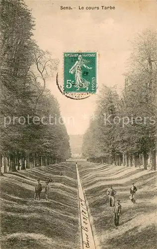 AK / Ansichtskarte Sens_89 Le cours Tarbe 