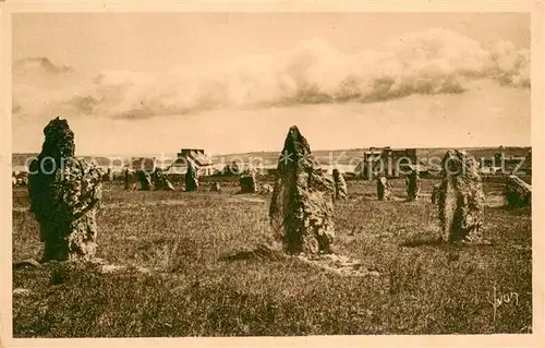 AK / Ansichtskarte Camaret sur Mer Alignements megalithiques de Lagatjar Camaret sur Mer