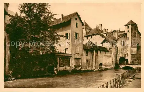 AK / Ansichtskarte Annecy_Haute Savoie Vieilles Maisons en bordure du Thiou Annecy Haute Savoie