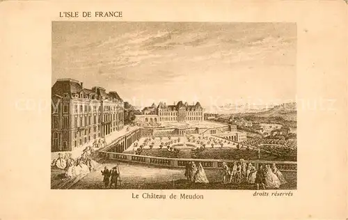 AK / Ansichtskarte Meudon Le Chateau de Meudon Meudon