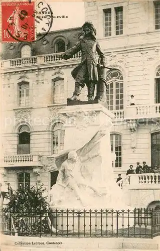 AK / Ansichtskarte Coutances Admiral Tourville Coutances
