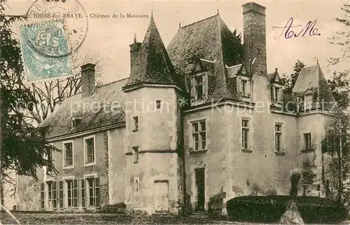 AK / Ansichtskarte Besse sur Braye Chateau de la Massuere Schloss Besse sur Braye