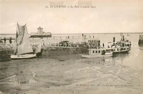 AK / Ansichtskarte Le_Chapus Le port a maree basse Le_Chapus