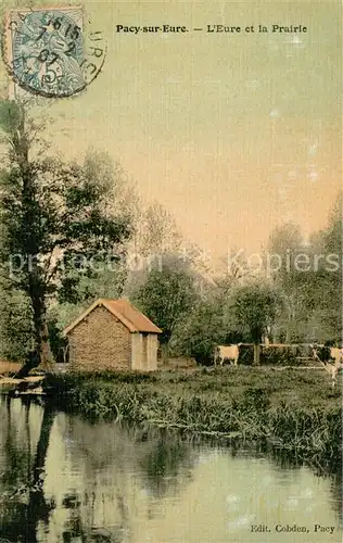 AK / Ansichtskarte Pacy sur Eure L Eure et la prairie Pacy sur Eure