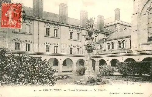 AK / Ansichtskarte Coutances Grand Seminaire Le Cloitre Coutances