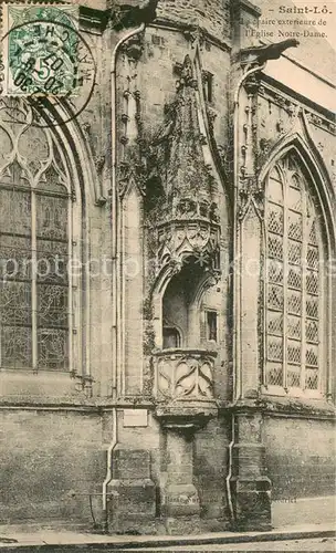 AK / Ansichtskarte Saint Lo_Manche La chaire exterieure de lEglise Notre Dame Saint Lo Manche