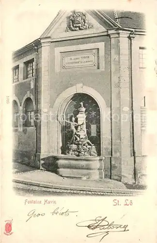 AK / Ansichtskarte Saint Lo_Manche Fontaine Havin Saint Lo Manche