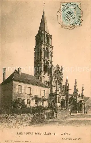 AK / Ansichtskarte Saint Pere sous Vezelay Eglise Saint Pere sous Vezelay