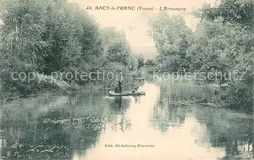 AK / Ansichtskarte Ancy le Franc L Armancon Ancy le Franc