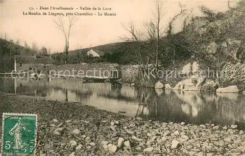 AK / Ansichtskarte Chastellux sur Cure Le Moulin de Lingoux La Momie Chastellux sur Cure