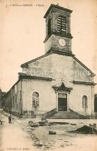 AK / Ansichtskarte L_Isle sur Serein Eglise L_Isle sur Serein