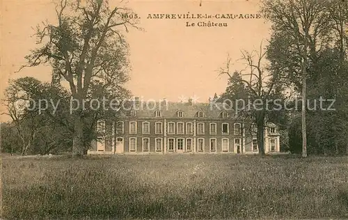 AK / Ansichtskarte Amfreville la Campagne Le Chateau Amfreville la Campagne