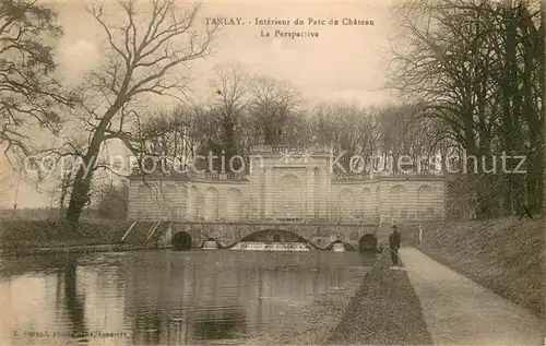 AK / Ansichtskarte Tanlay Interieur du Parc du Chateau La Perspective Tanlay