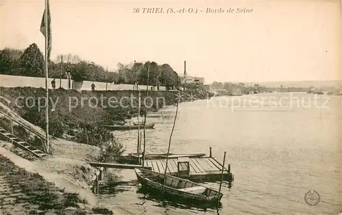 AK / Ansichtskarte Triel sur Seine Bords de Seine Triel sur Seine