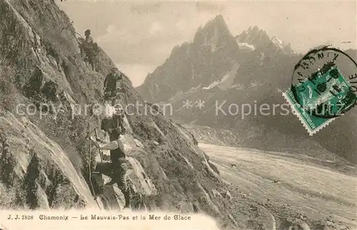 AK / Ansichtskarte Chamonix Le Mauvais Pas et la Mer de Glace Chamonix