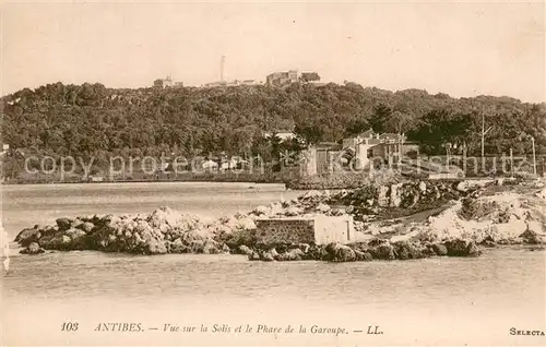 AK / Ansichtskarte Antibes_Alpes_Maritimes Vue sur la Solis et le Phare de la Garoupe Antibes_Alpes_Maritimes