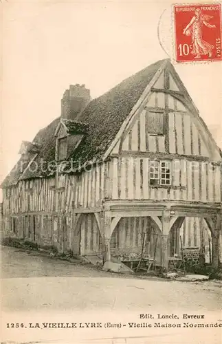 AK / Ansichtskarte La_Vieille Lyre Vieille maison normande La_Vieille Lyre