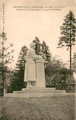 AK / Ansichtskarte Brionne Monument aux Morts de la Guerre Kriegerdenkmal Brionne