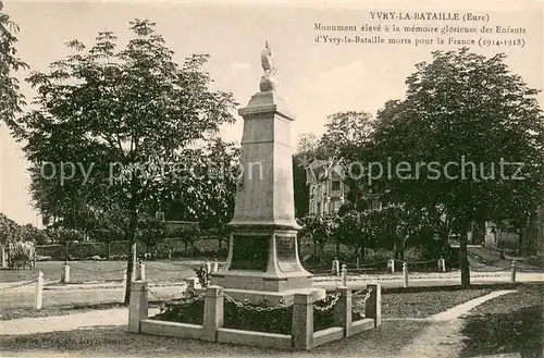 AK / Ansichtskarte Ivry la Bataille Monument aux Morts Grande Guerre Kriegerdenkmal 1. Weltkrieg Ivry la Bataille