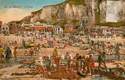 AK / Ansichtskarte Le_Treport La Plage Le_Treport