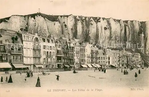 AK / Ansichtskarte Le_Treport Les Villas de la Plage Le_Treport